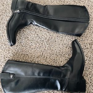 FRYE Melissa Button Tab Knee High Boots